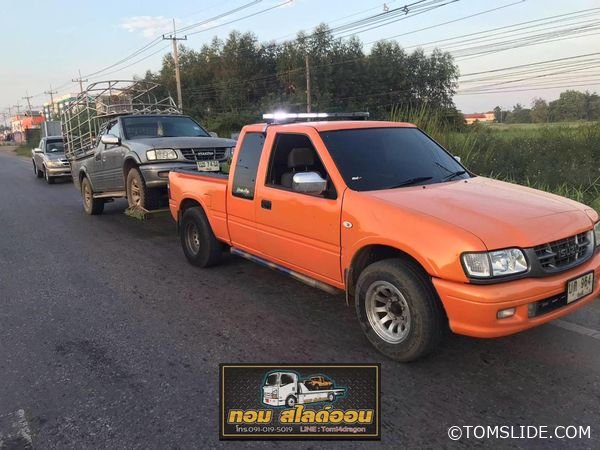 กระบะอีซูซุ ดราก้อน ทางแยกบ้านโพธิ์น้อย ➤ อู่ปัญญาการช่าง