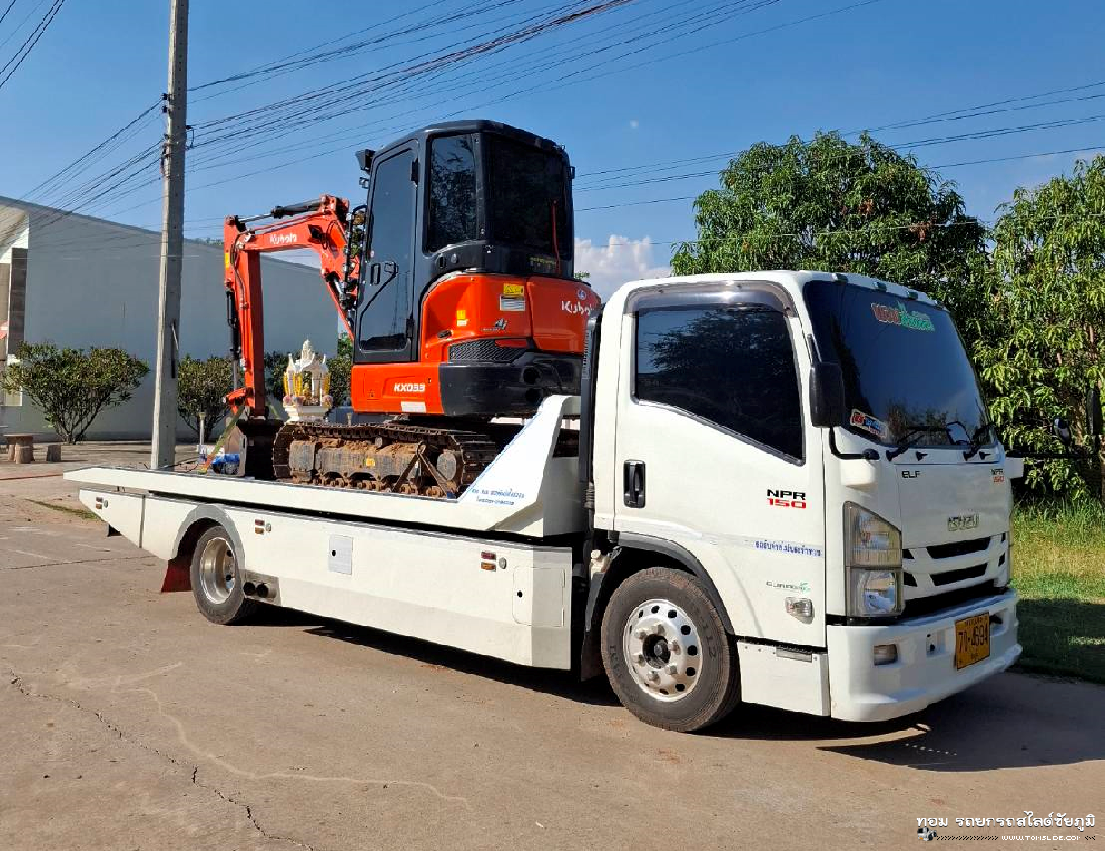 รถแบคโฮเล็ก สี่แยกโรงต้ม ➤ บ.โคกน้อย