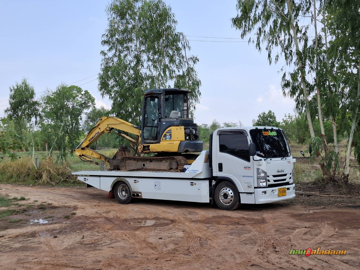 รถแบคโฮ KOMATSU PC45MR ชัยภูมิ ➤ อุดรธานี